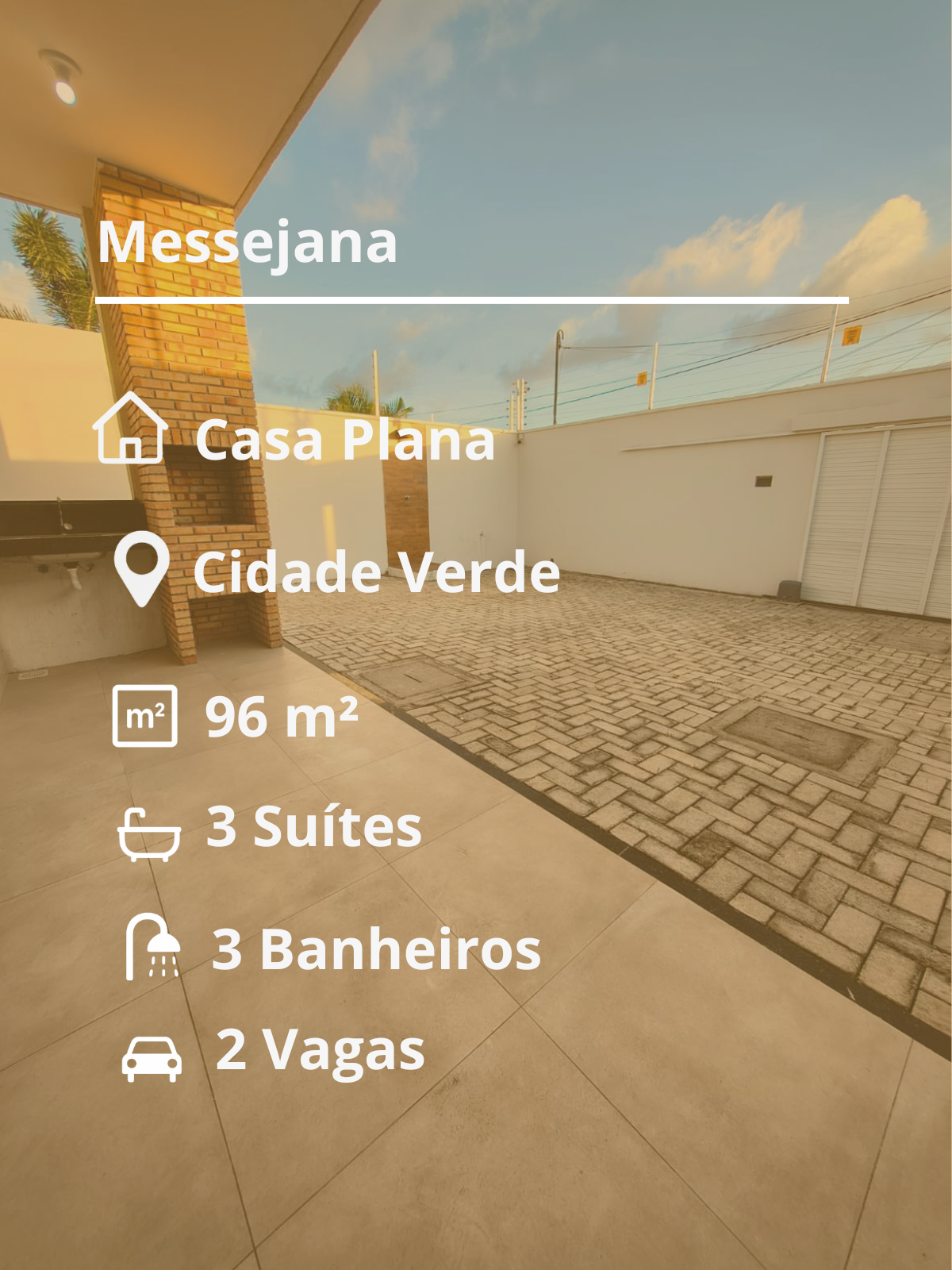 Casa plana à venda | Loteamento Cidade Verde | Bairro Messejana ...