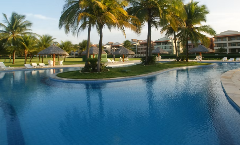 Apto Aquaville Resort Porto das Dunas | 98m² 3 Suítes + DCE
