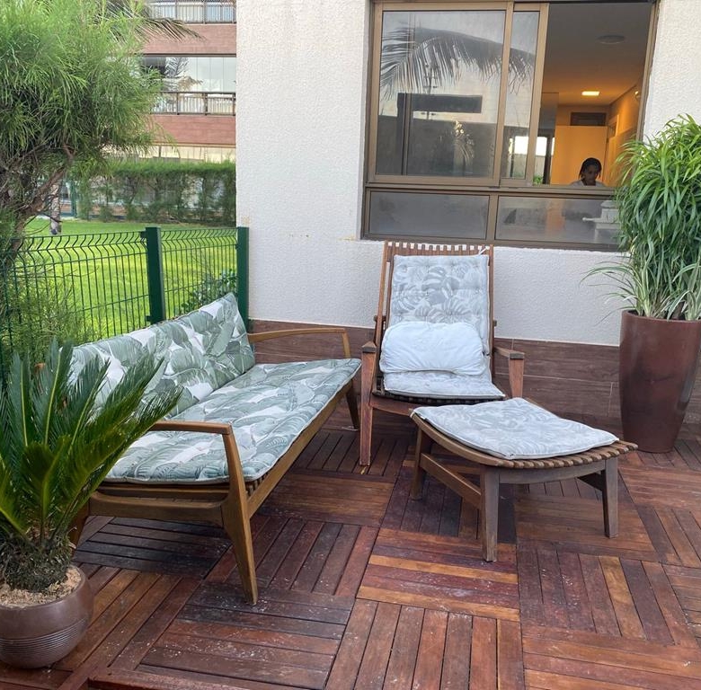 Apto Garden Porteira Fechada 141m² | 3 Suítes c/ Chuveirão Privativo