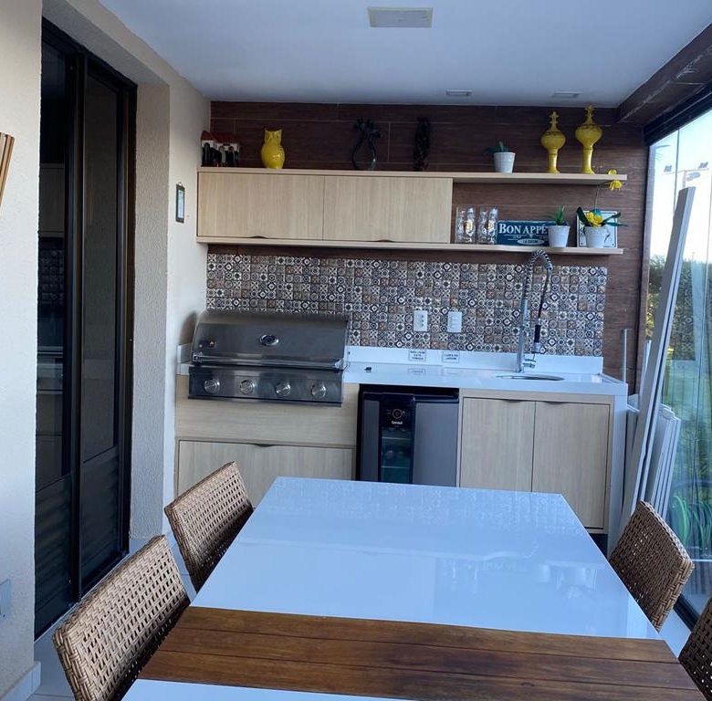 Apto Garden Porteira Fechada 141m² | 3 Suítes c/ Chuveirão Privativo