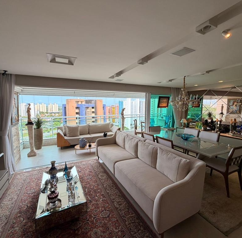 Apartamento à venda no Guararapes com 177 m², 4 suítes e 3 vagas – Porteira Fechada