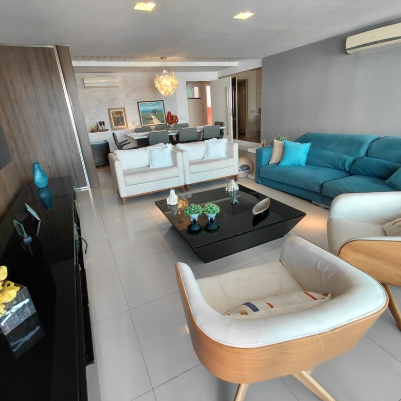 Apartamento à venda no Eng. Luciano Cavalcante com 219 m², 3 suítes e 3 vagas – Jardins do Algarve