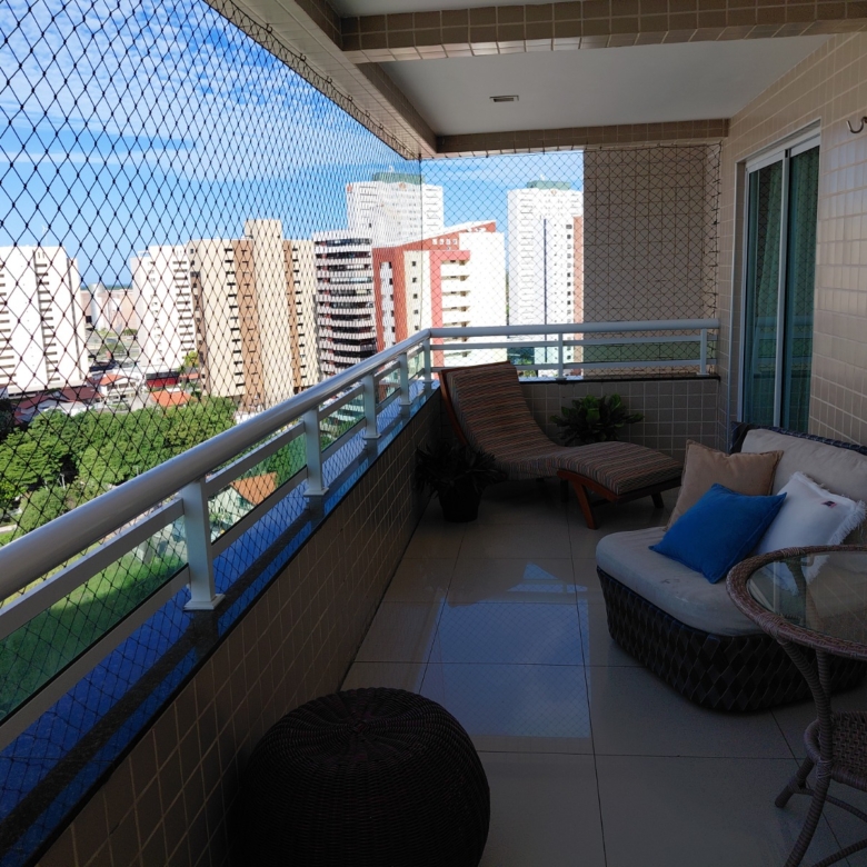 Apartamento à venda no Eng. Luciano Cavalcante com 219 m², 3 suítes e 3 vagas – Jardins do Algarve