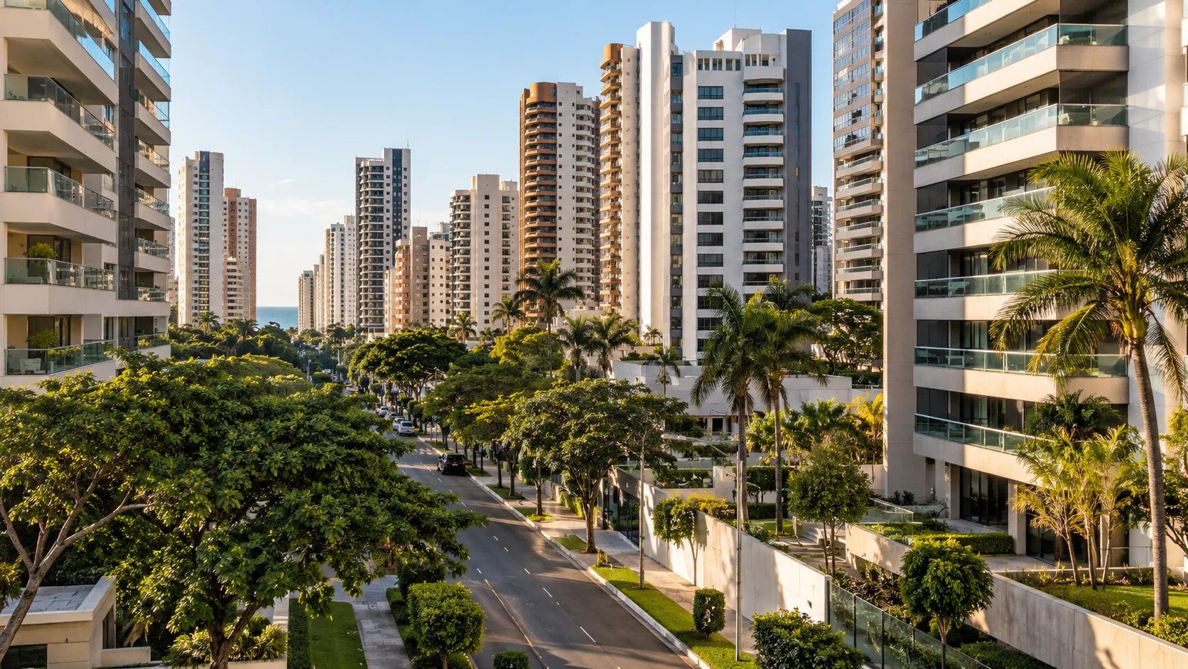 Vista urbana da Aldeota em Fortaleza