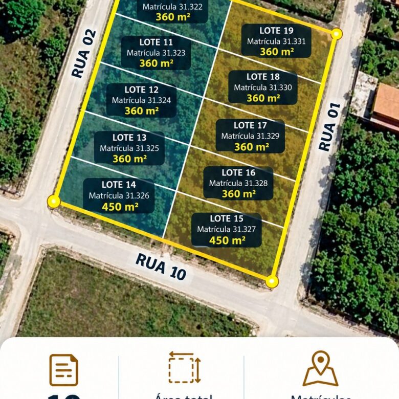 Terrenos à Venda no Vale dos Cajueiros – Lotes de 360 m² e 450 m² | Camará – Aquiraz/CE – foto 2