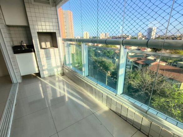 Varanda – Apartamento à Venda no Parc Victoria – 77,52 m², 3 Quartos, 2 Suítes e 2 Vagas | Engenheiro Luciano Cavalca…